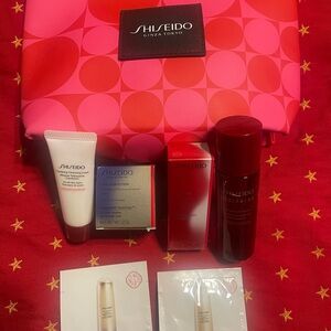 Shiseido Vibrant Red and Pink Skincare Collection